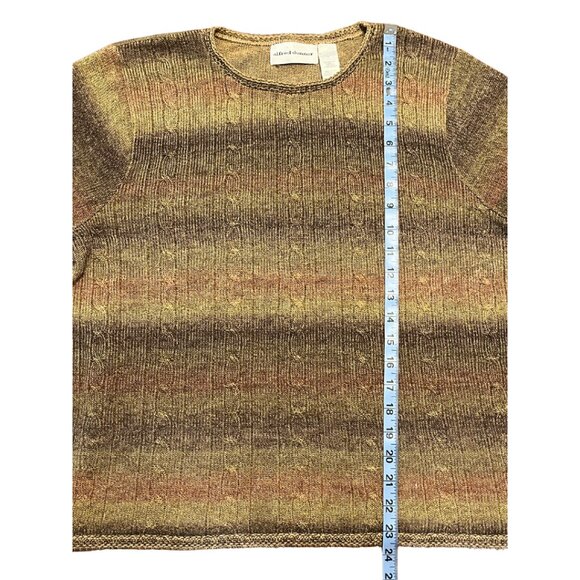 Alfred Dunner Women's Large Ombré Pullover Sweater - Picture 2 of 8